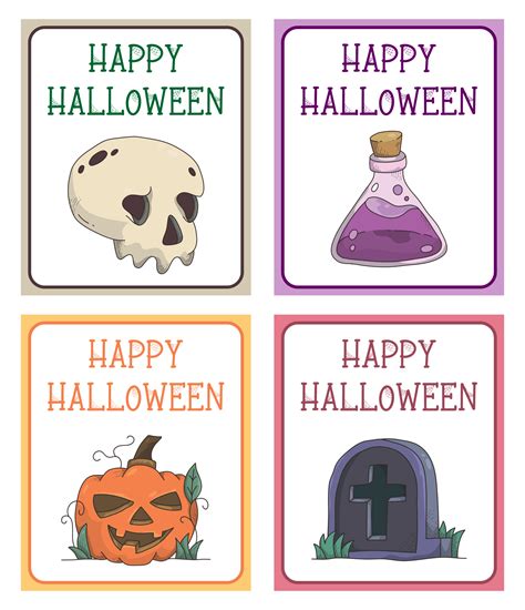 halloween cards  printable printable templates