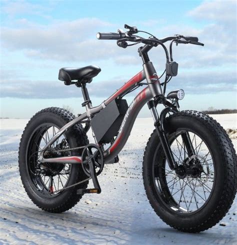 aluminum   fat tire electric bike  watt