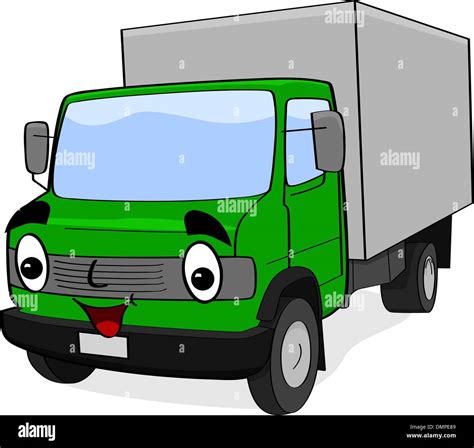 cartoon truck stock vector image art alamy