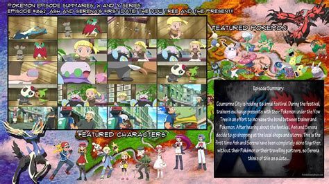 {pokemon Episode Summary} Episode 862 Ash And Serena S