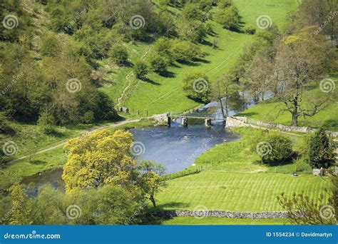 river valley stock photo image  england countryside