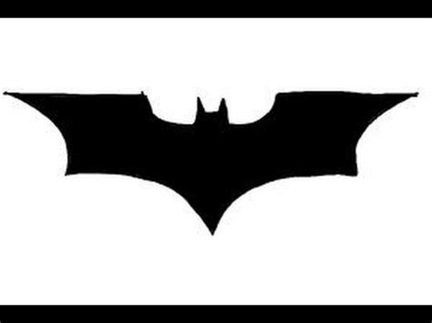 draw batman logo youtube