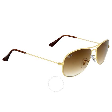 Ray Ban Cockpit Light Brown Gradient Lens Sunglasses Rb3362 001 51 56