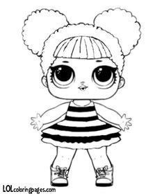queen bee coloring page lotta lol lol surprise dolls series