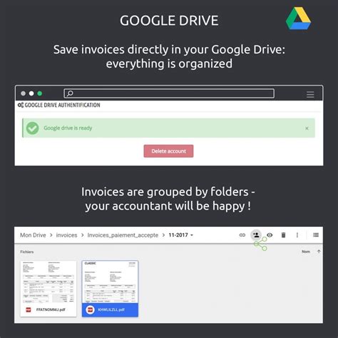 save invoices dropbox google drive  locally prestashop addons