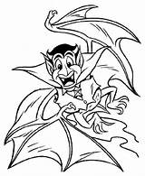 Vampire Bat sketch template