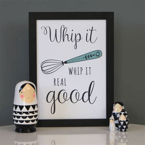 whip it whip it real good poster print by parkins interiors