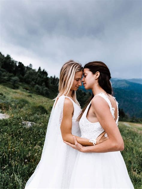 Beatrice And Illaria – Love In Italy Lesbian Bride Lesbian Wedding Wlw