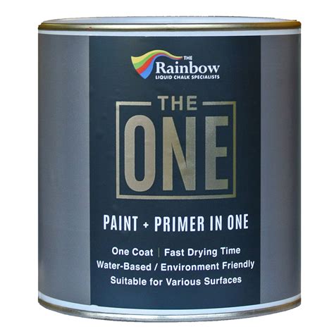 coat paint primer  satin finish rainbow chalk