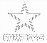 Cowboys Coloring Dallas Pages Nfl Printable Book Cowboy Football Print Colouring Sheets Team Books Adult sketch template
