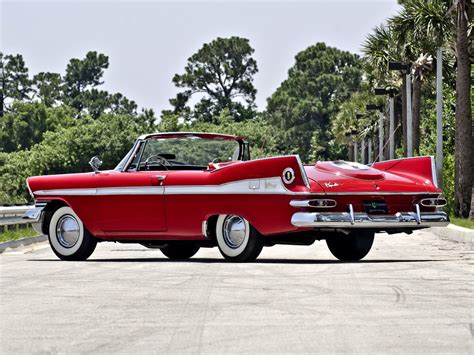 Plymouth Sport Fury Convertible 1959 Classic Cars Red Wallpapers