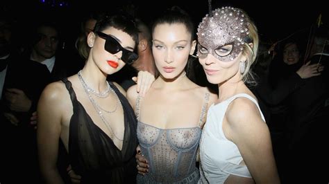Bella Hadid And Kendall Jenner Nail Fancy Dress At Dior Haute Couture Show