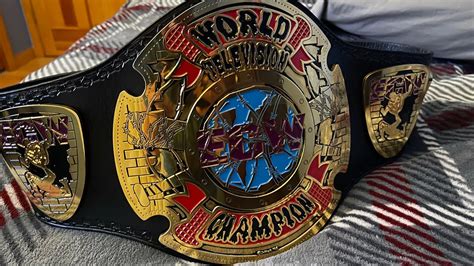 real  mar ecw world television championship belt youtube