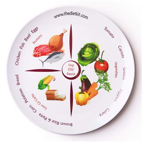 buy  diet kit perfect portion control divided diet plate