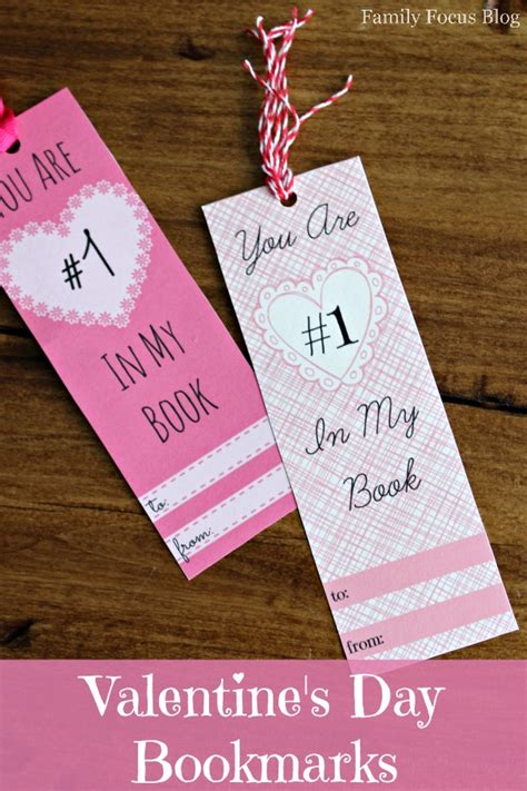 printable valentines day bookmarks family focus blog