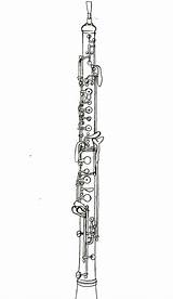 Oboe sketch template