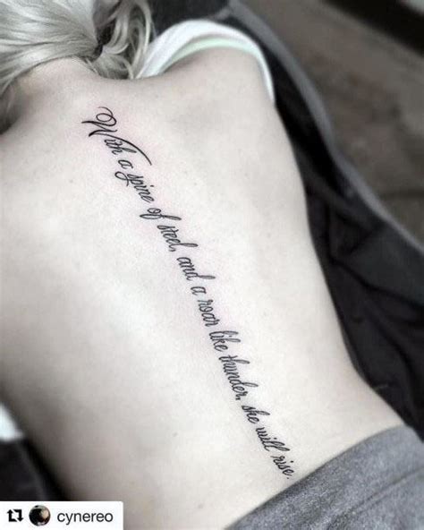 top 100 best spine tattoos for women mentally strong body art