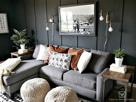 Dark Moody Room Makeover Taryn Whiteaker