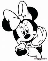 Minnie Mouse Mickey Clipart Face Coloring Pages Disney Drawing Clip Mini Micky Drawings Getcolorings Clipground Walt Paintingvalley Color sketch template