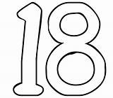 18 Number Clipart 18th Birthday Happy Cliparts Clip Eighteen Advent Musical Calendar Cool Library Years Am Door Old Posts Pens sketch template