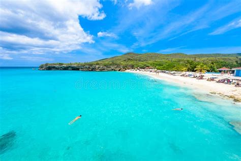 grote knip beach curacao netherlands antilles paradise beach editorial stock photo image