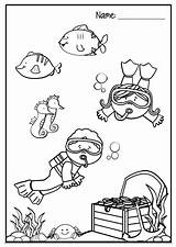 Snorkeling Coloring Pages Drawing Printable Getdrawings Bank Sheets Getcolorings Related sketch template