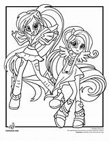 Pony Equestria Coloring Rainbow Little Pages Dash Girls Rocks Human Fluttershy Sheet Sketch Printable Color Print Cartoon Disney Rock Eque sketch template