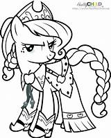 Coloring Pages Pony Little Shetland Filly Luna Princess Getcolorings Ponies Getdrawings sketch template