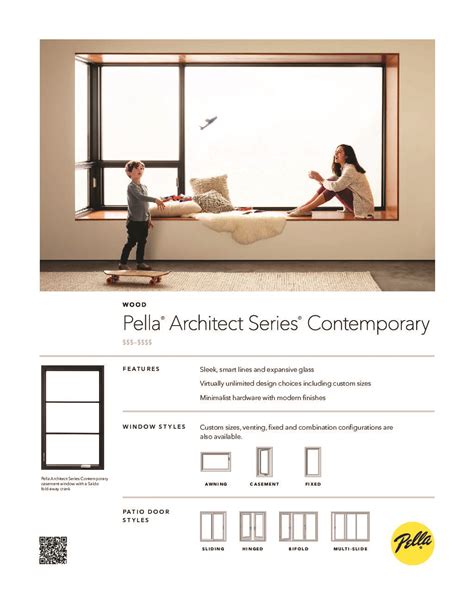 pella architect series contemporary brochure