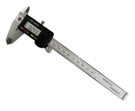 digital vernier caliper mm metric imperial stainless steel  case pk tool