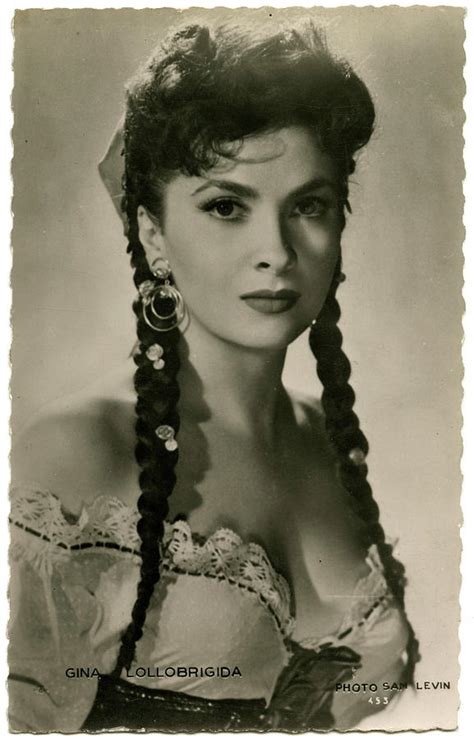 gina lollobrigida italian film actress photograph by mary evans picture