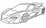 Mclaren Sketch Coloring P1 sketch template