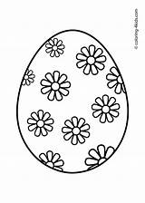 Easter Egg Coloring Template Eggs Pages Kids Colouring Carton Printable Drawing Line Color Print Prinables Colorful Designs Preschool Getdrawings Cut sketch template