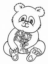 Panda Cute Coloring Pages Baby Sheets Printable sketch template