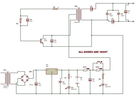 general zapper circuit diagram  scientific diagram