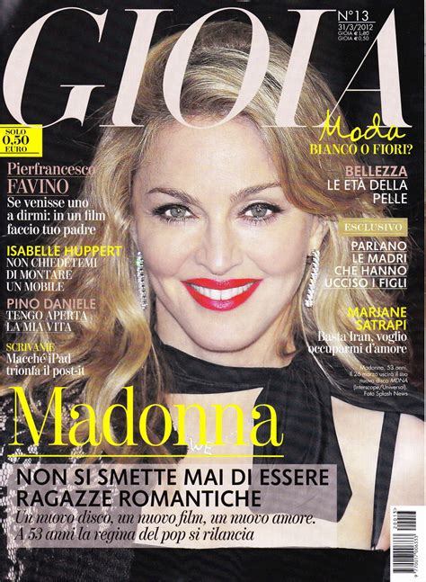 home mad e in italy madonna on italian charts tv and magazines