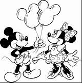 Mickey Minnie Mouse Coloring Pages Printable Davemelillo Disney Mini Micky Birthday Minie Drawing Maus Amigos Happy sketch template