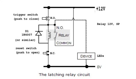 ac     latchingunlatching relay circuit   converter electrical