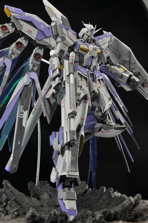 gundam guy   nu gundam custom diorama build