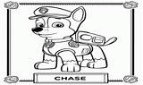Coloring Paw Patrol Printable Pages Chase Library Popular Sheets Coloringhome Comments sketch template