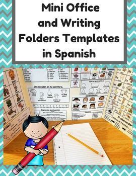 writers workshop  spanish portable office writing folders taller