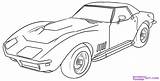 Corvette Visiter sketch template