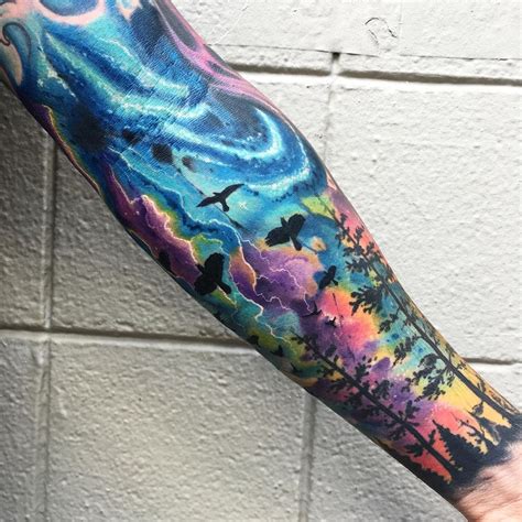 50 Truly Artistic Watercolor Sleeve Tattoos Sleeve Tattoos