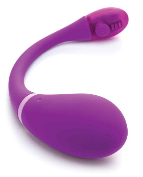 esca2 bluetooth vibrator in purple long distance sex toy bunny shoppe