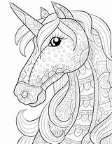 Sveglio Impagina Cavallo Rilassarsi Unicorno sketch template
