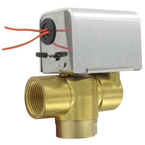 series zv   zone valve  ideal  flow control  hot  cold water hvac systems