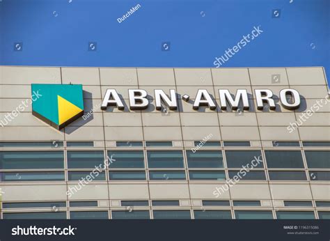 abn amro bank headquarters building gustav stock photo  shutterstock