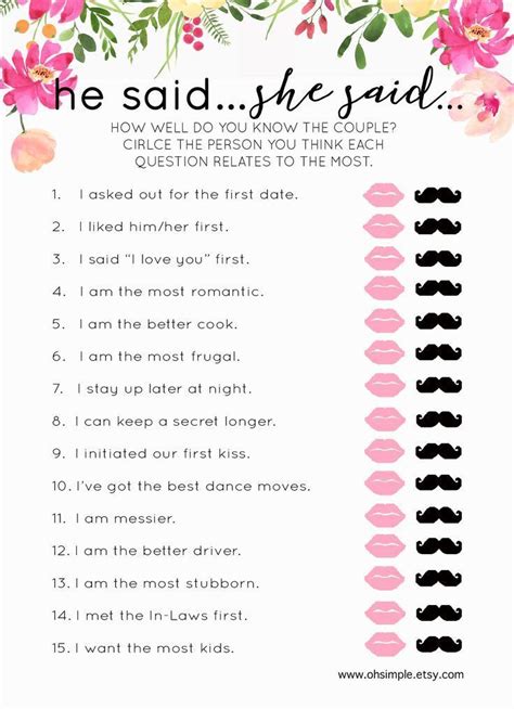 Bridal Shower Party Games Free Printable Best Home Design Ideas