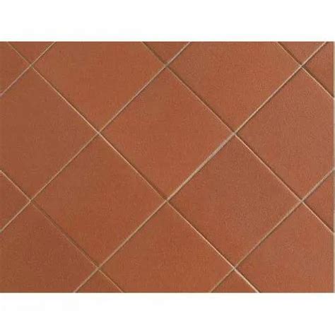 Red Porcelain Terracotta Flooring Tile Thickness 8 10 Mm