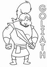 Goliath Coloring David Pages Printable Kids Drawing Coloringhome Colouring Clipart Bible Battle Getdrawings Source Victorious Library sketch template